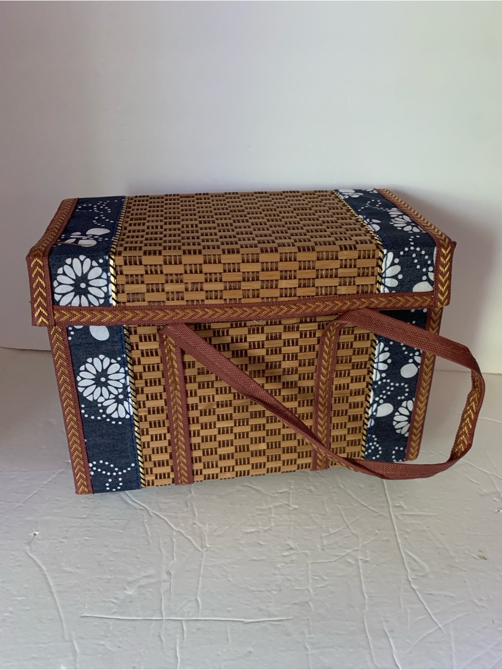 Woven Storage Box With Handles